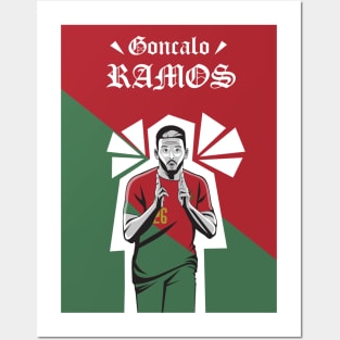 Ramos POR 22 Football Celebration Posters and Art